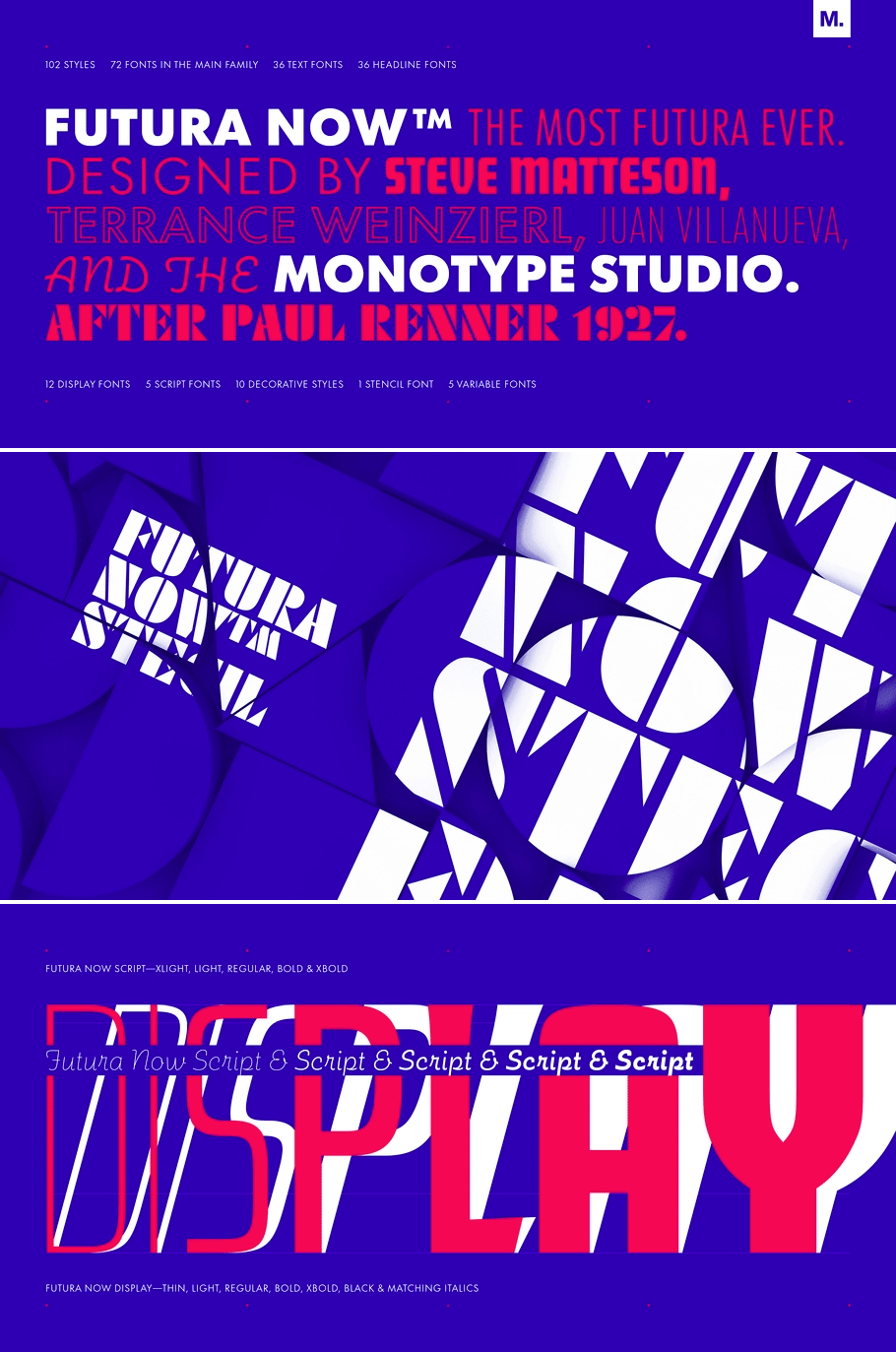 Futura Now Font Family from Monotype