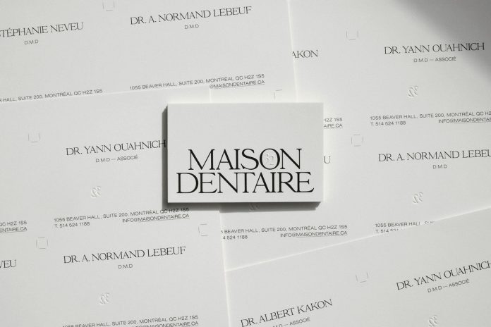 Maison Dentaire branding by Studio JULY.