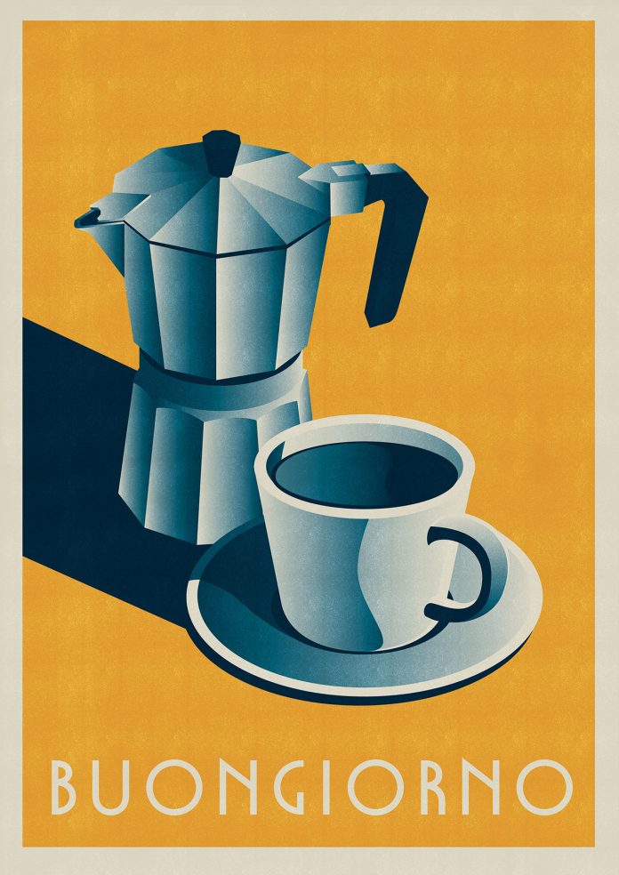 Mid Century Beverage poster by Telegramme Paper Co.