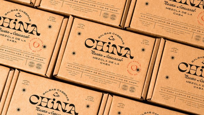 LA CHINA brand and packaging design by Estudio Cariño.