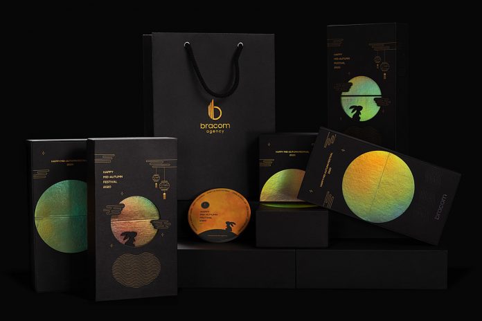 The magic mooncake gift box by Bracom Agency.