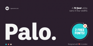 Palo font family by TypeUnion.