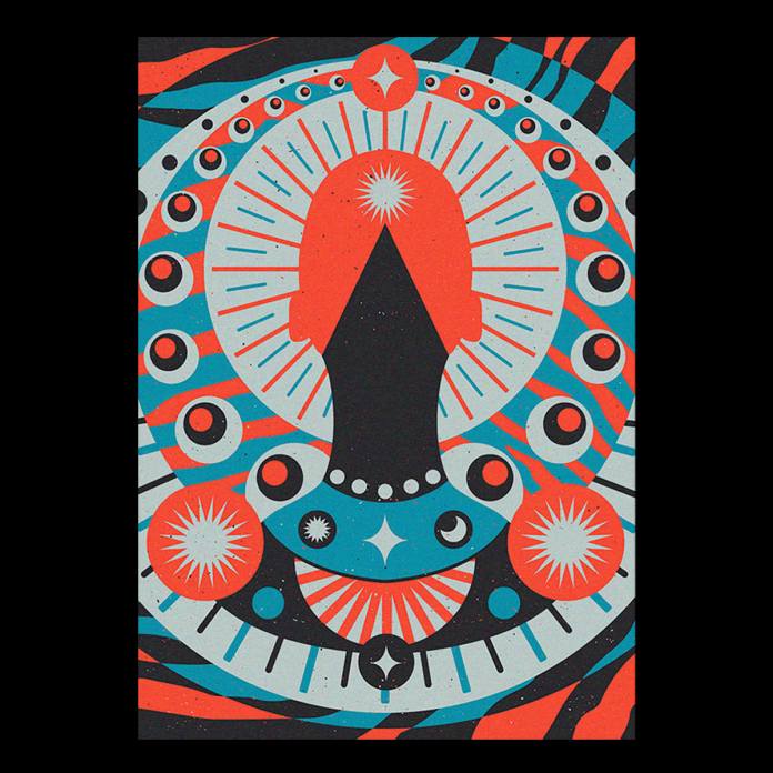 Spiritual and psychedelic poster designs by Posters BluMoo.