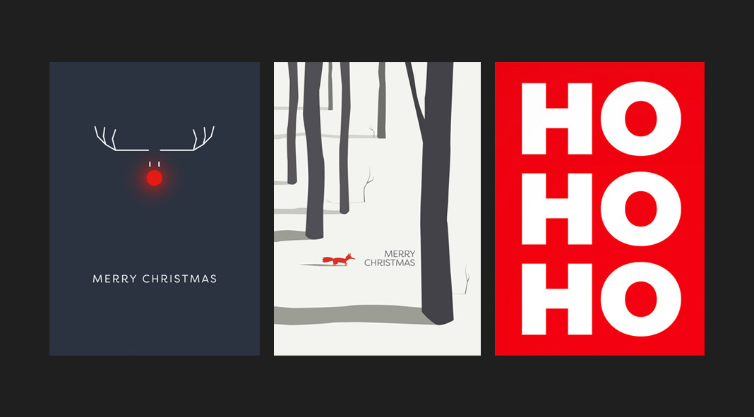 Top 10 Christmas and Holiday Card Templates available as Vector Graphics at Adobe Stock