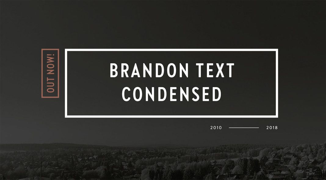 Brandon Text Condensed Font Family by HVD Fonts.