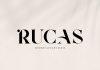 Rucas font by Vroz Studio.
