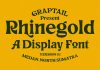 Rhinegold Display Font from Graptail