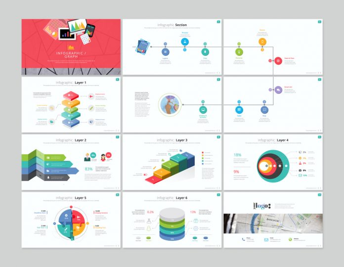 Infographic Presentation Template for Adobe InDesign.