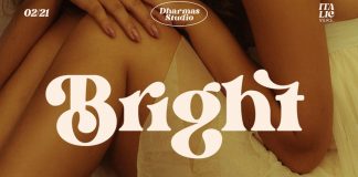 Bright Typeface by Dharmas Studio.
