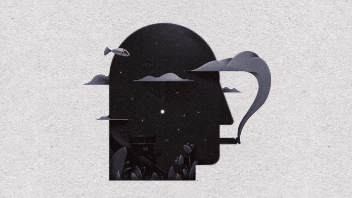Cloudy Thoughts illustrations by Cristian Pintos