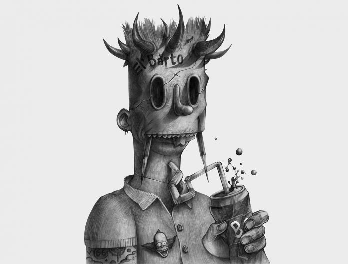 Simpsons Drawing Series by Stanislaw Bahskow