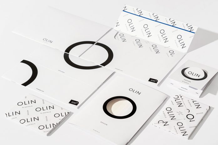 Amsterdam studio Design & Practice rebrands Olin paper by Antalis