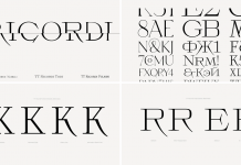 TT Ricordi fonts by TypeType