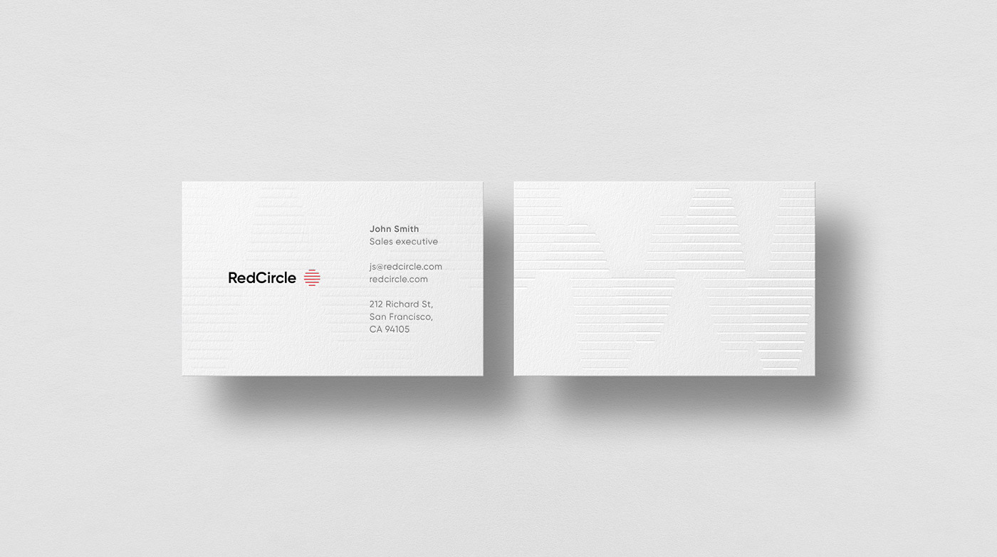 RedCircle visual identity system by Oddone Brand Studio and Caren Williams