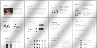 Brand Identity Guidelines Brochure Template from PixWork
