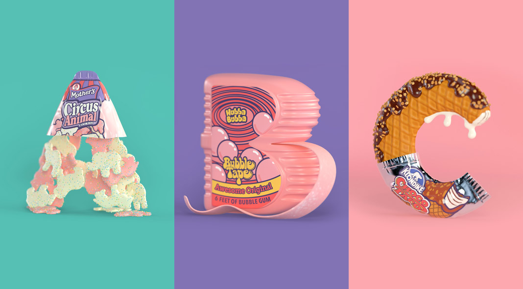 90s Nibbles series by Noah Camp.