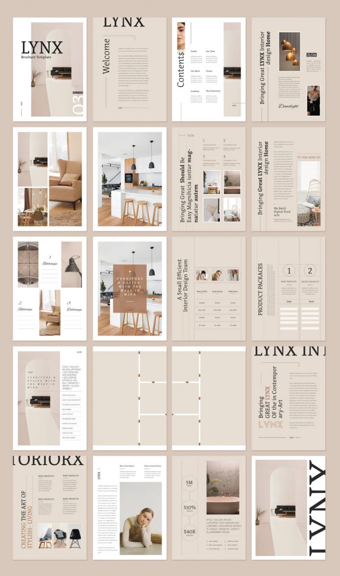 Lynx Brochure Template by GraphicArtist