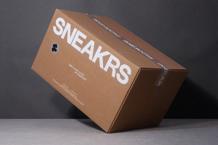 SNEAKRS brand and packaging design by Brada.