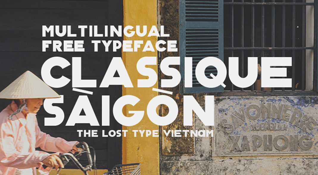 Classique Saigon Typeface by ZinArtwork.