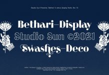 Bethari Display Font by Studio Sun