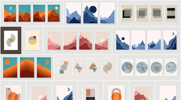 Download Vector Graphics of Minimalist Art Prints