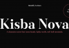 Kisba Nova font family by Identity Letters.