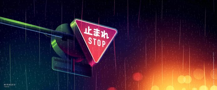 Tokyo Mirages illustration series by Romain Trystram