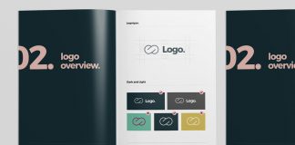 US Letter and A4 Brand Guidelines InDesign Brochure