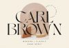 Carl Brown font by Muntab_Art