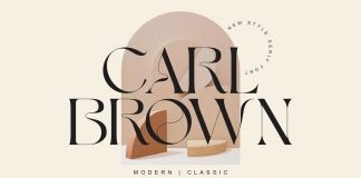 Carl Brown font by Muntab_Art