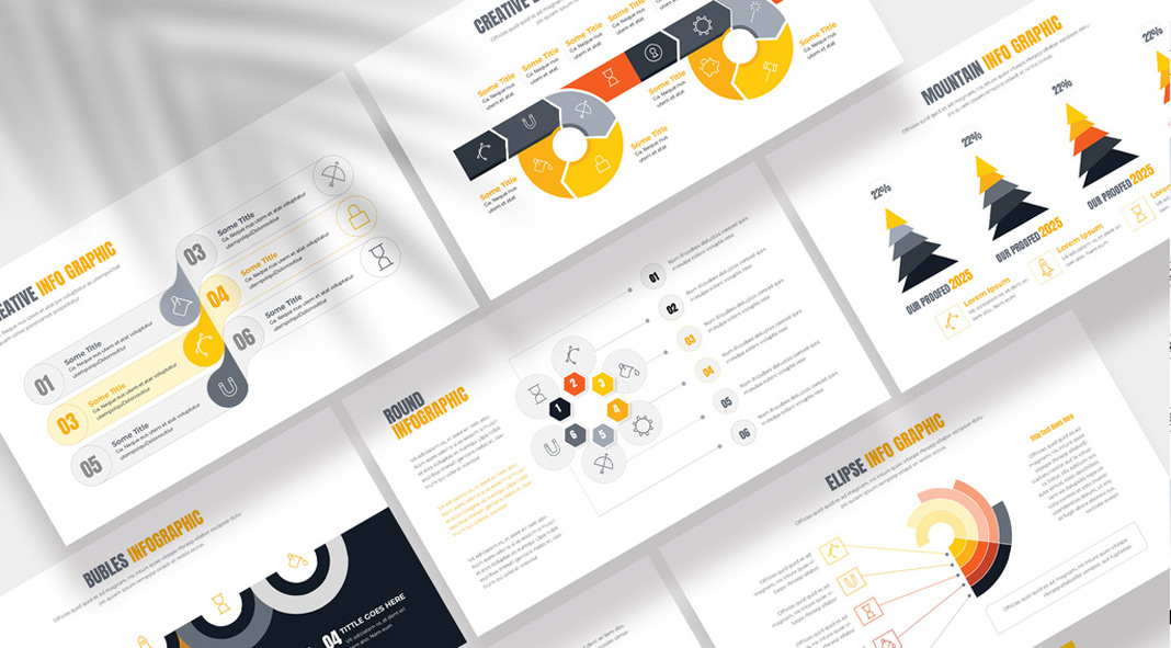 Infographics Presentation Template by PixWork for Adobe InDesign