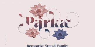 Parka font family by creativemedialab