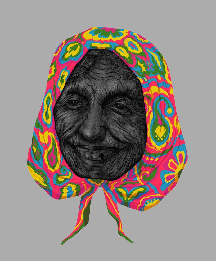 CMYK Portrait Experiments by Muhammed Sajid