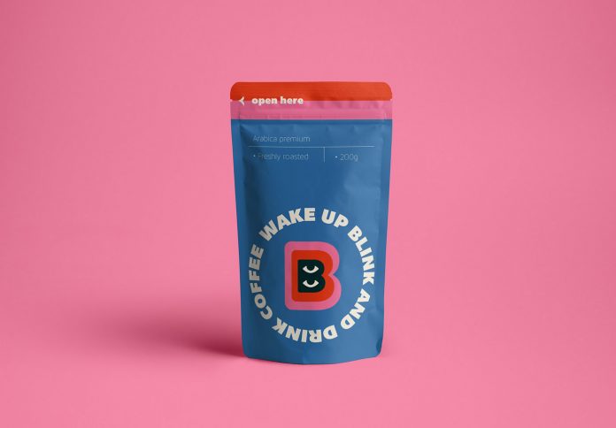 Blink Coffee branding by Ana Miminoshvili