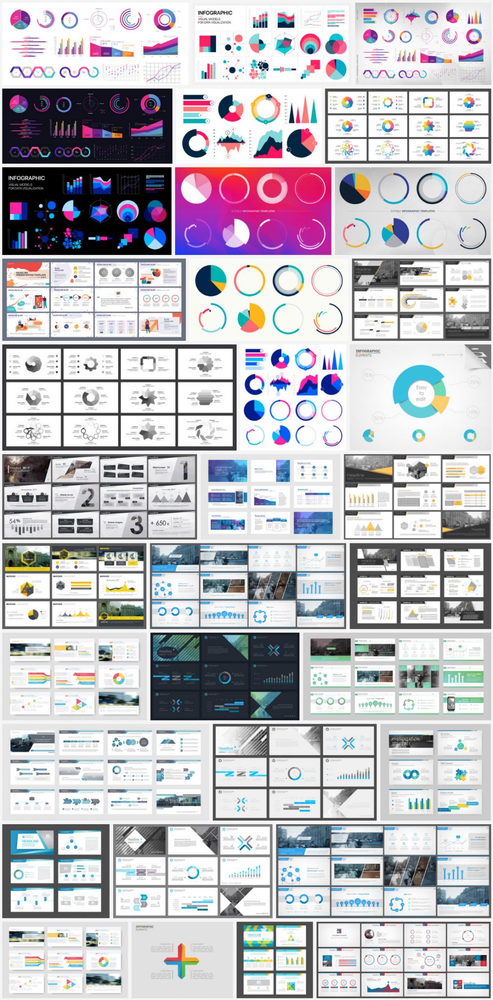 Download Editable Vector Infographics For All Presentations