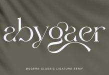 Abygaer font by Sealoung