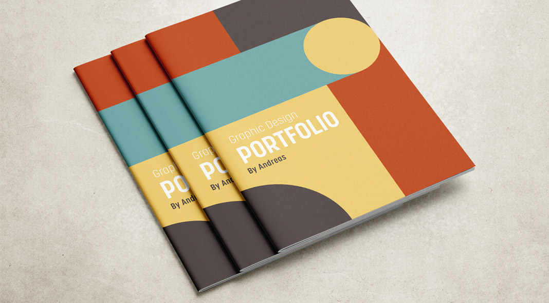 Adobe InDesign Graphic Design Portfolio Template