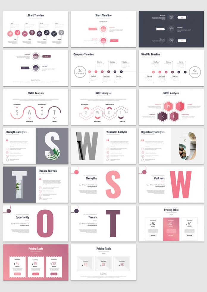 Marketing Plan Presentation Template for Adobe InDesign