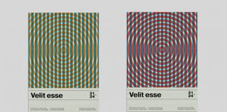 Modernist Swiss Graphic Design Event Poster Template for Adobe Illustrator.