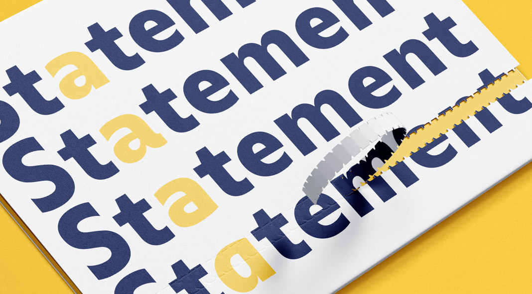 Statement Sans font family by Sudtipos.
