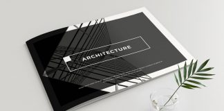 Brochure Template with Gray Accents for Adobe InDesign