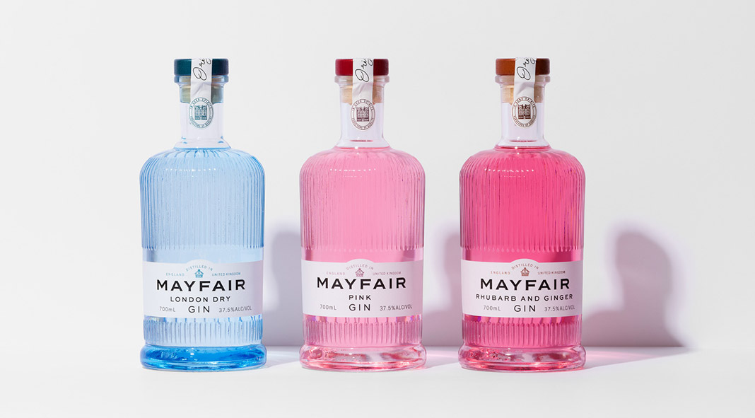 Mayfair Gin branding by Ben Galbraith