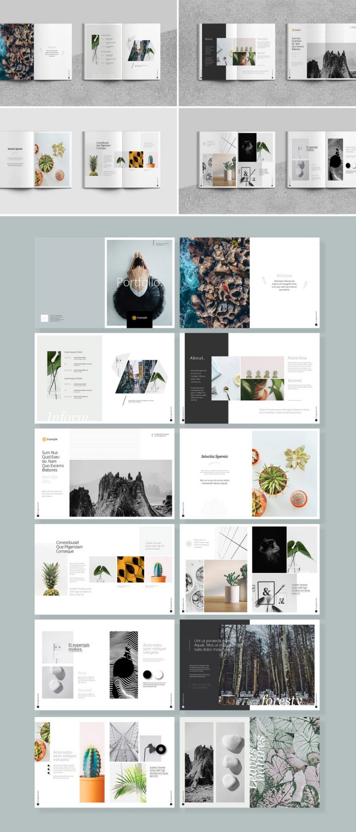 Photography Portfolio InDesign Template by GraphicArtist