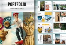 Photography Portfolio InDesign template by GrkiCreative