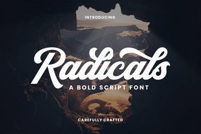 Radicals Script Font