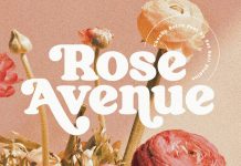 Rose Avenue Font by Sam Parrett
