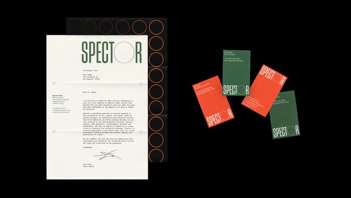 Spector Press branding by Yura Park