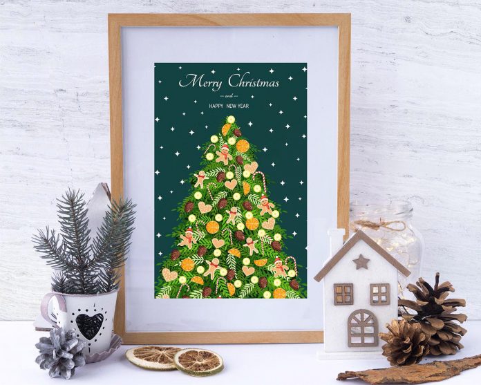 Christmas templates collection by Irina Anashkevich