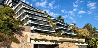 Clifton Terraces apartments on Victoria Road, Cape Town, designed by SAOTA