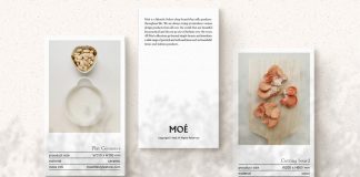 Moé shop branding by studio le_m